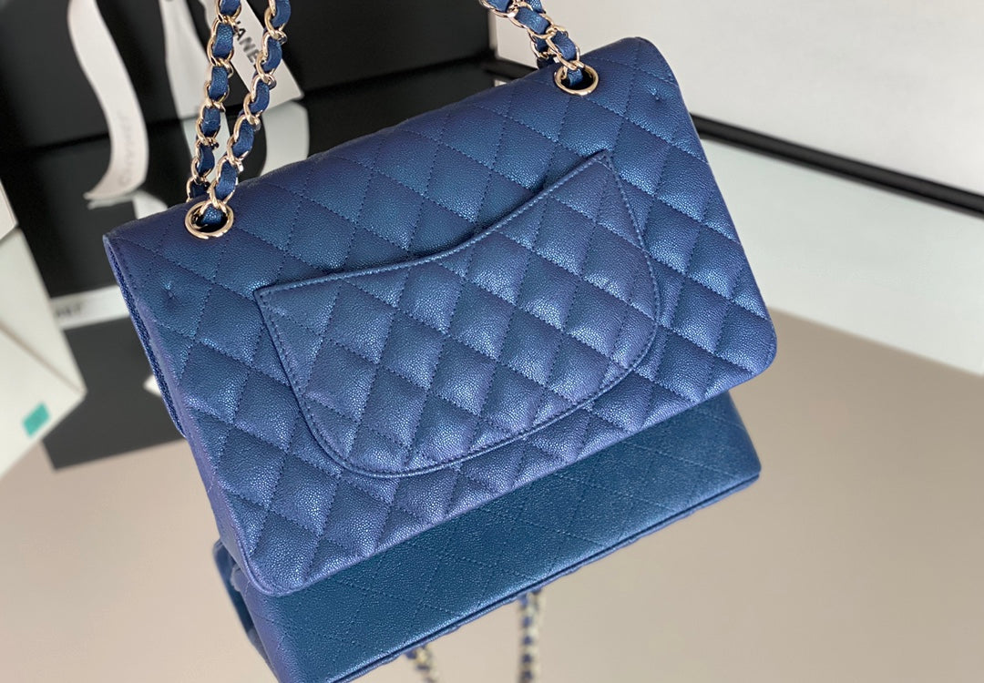 CHL Classic Handbag 26cm Blue For Women A01112