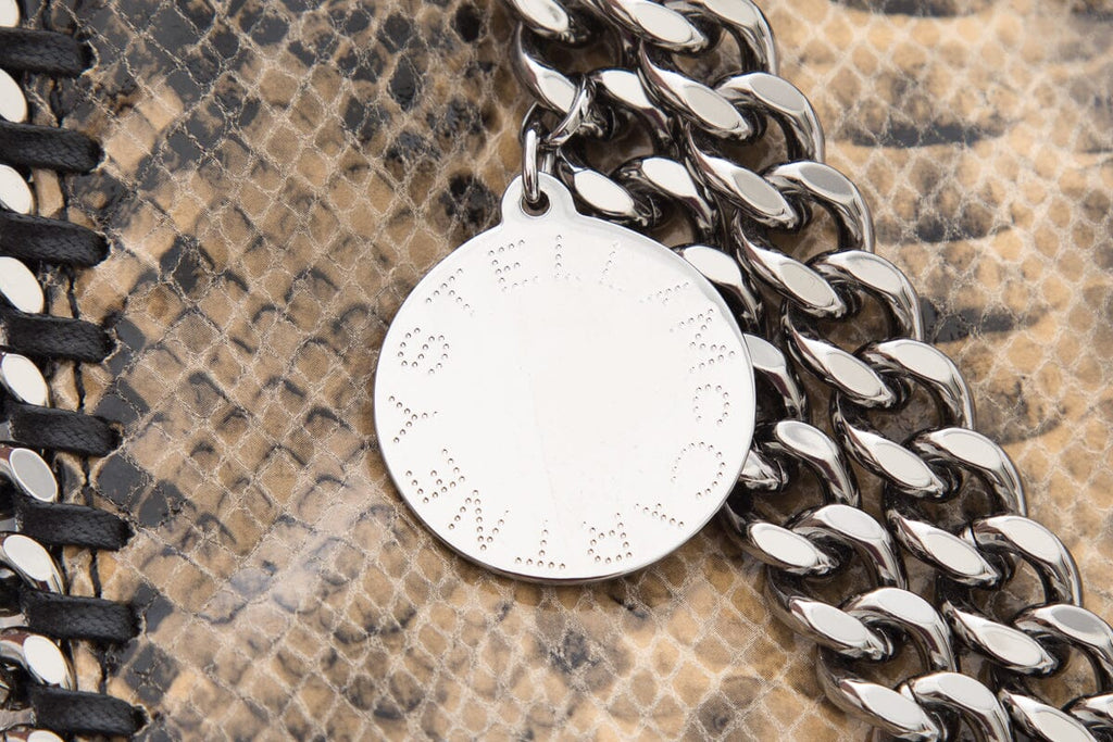 Stella McCartney Snake Skin Print Falabella Handbag