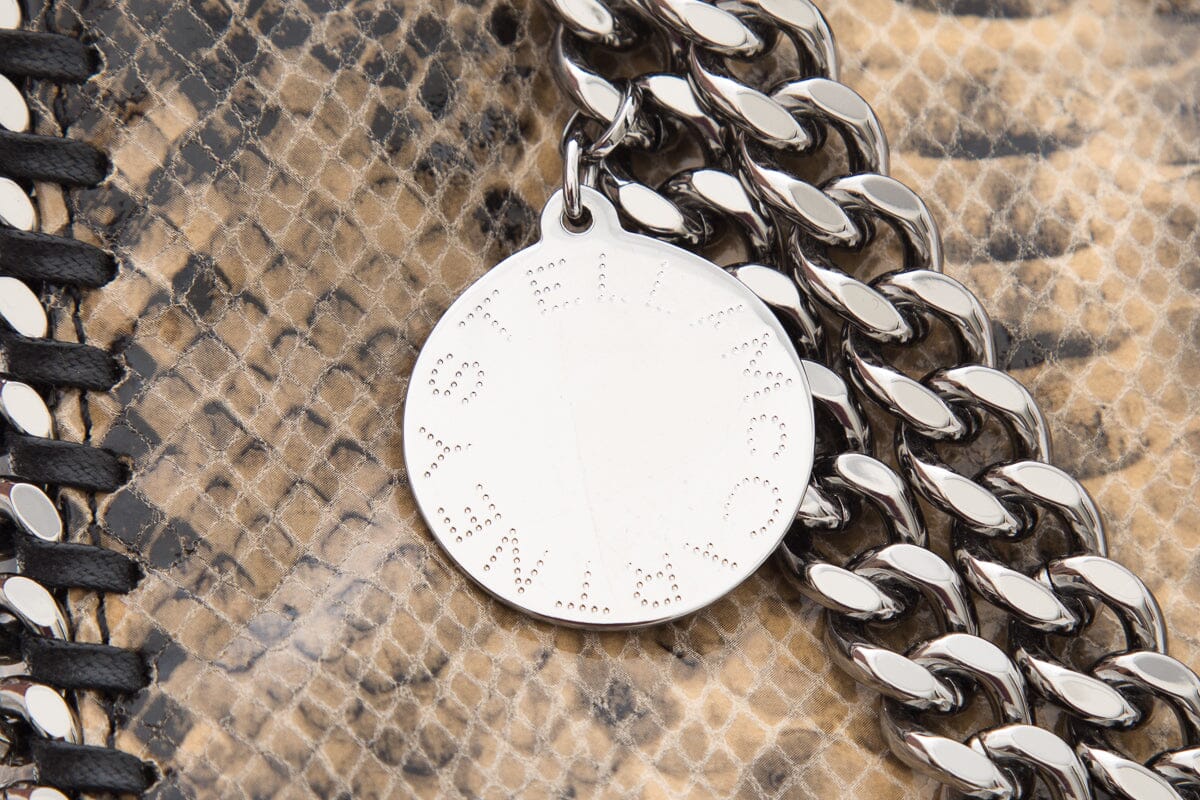 Stella McCartney Snake Skin Print Falabella Handbag