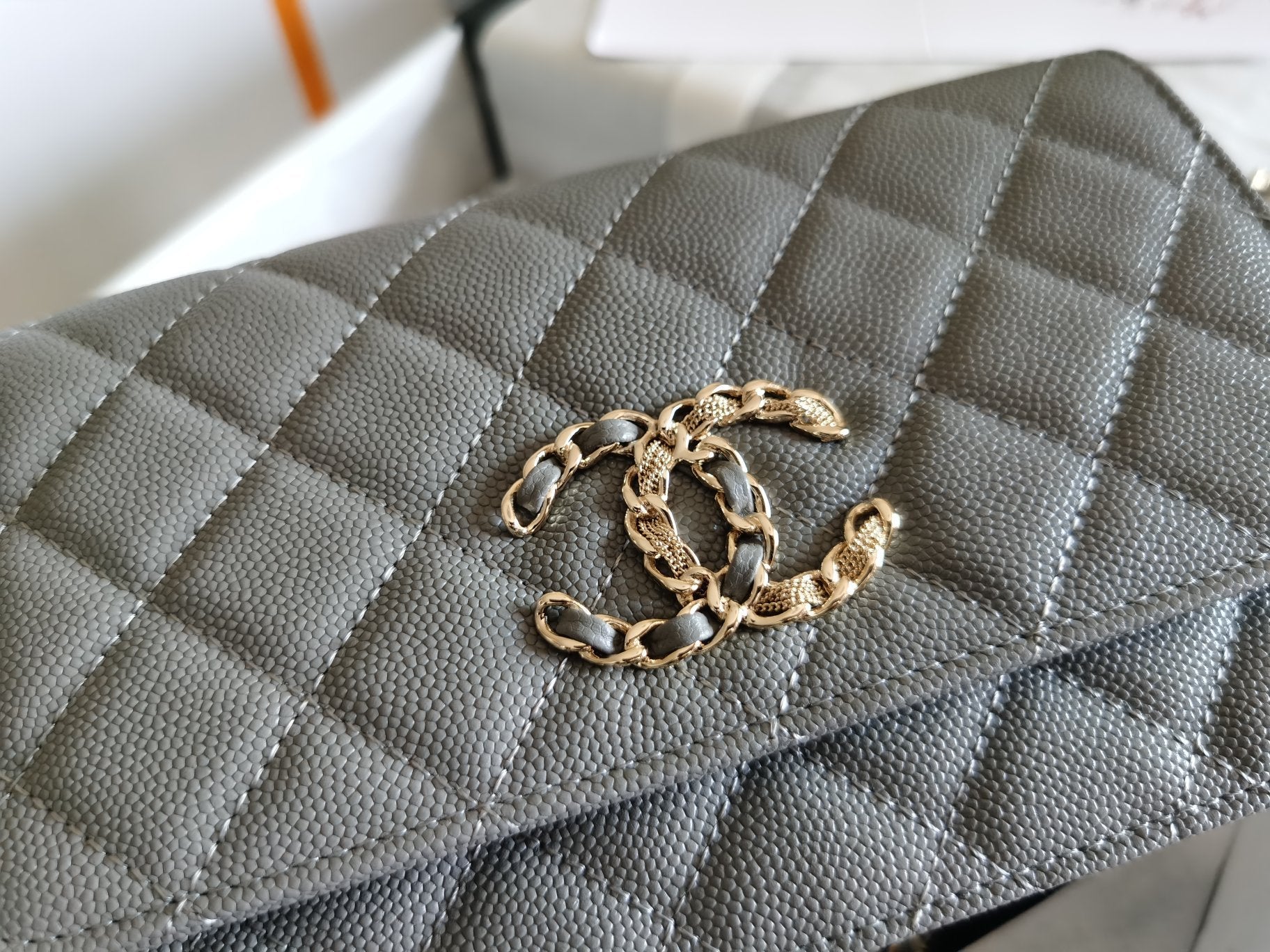 CHLMini GlamIap Bag Grey For Women 7.2in/18.5cm