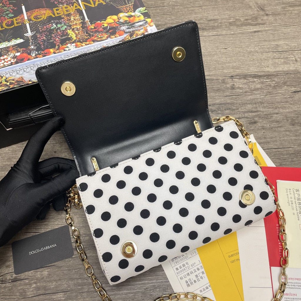 GLAMI GLAMI Girls CrossBody Bag With Polka Dots White For Women 8.3in/21cm GLAMI