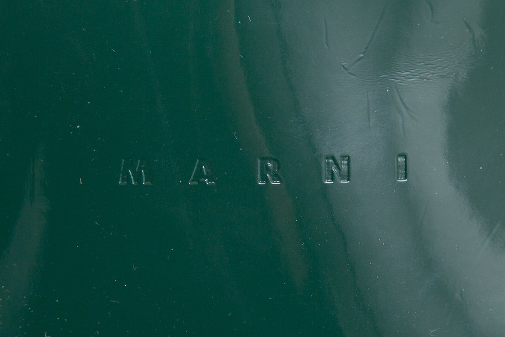 Marni Forest Green Shopping Tote