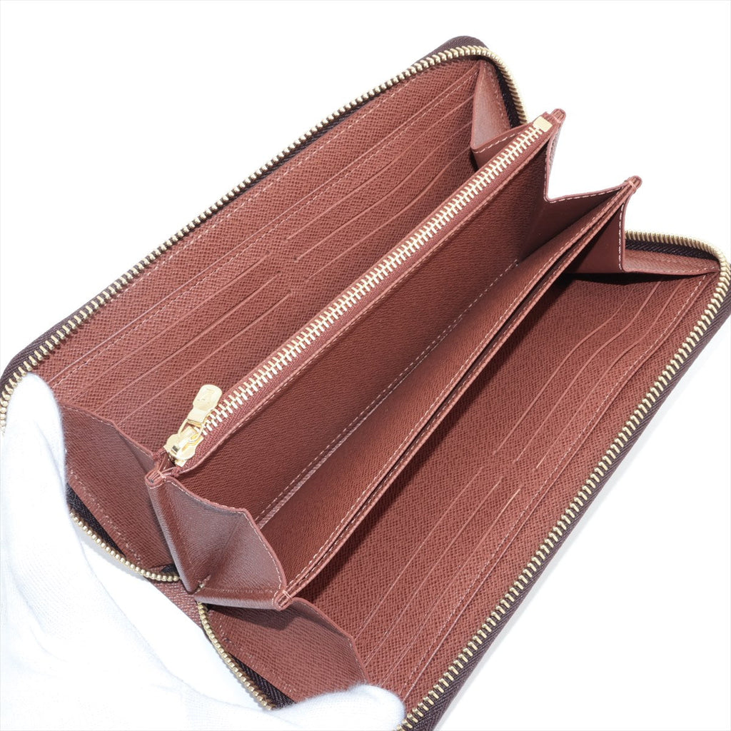 Louis Vuitton monogram zipper wallet M42616 round zipper wallet   responsiveness