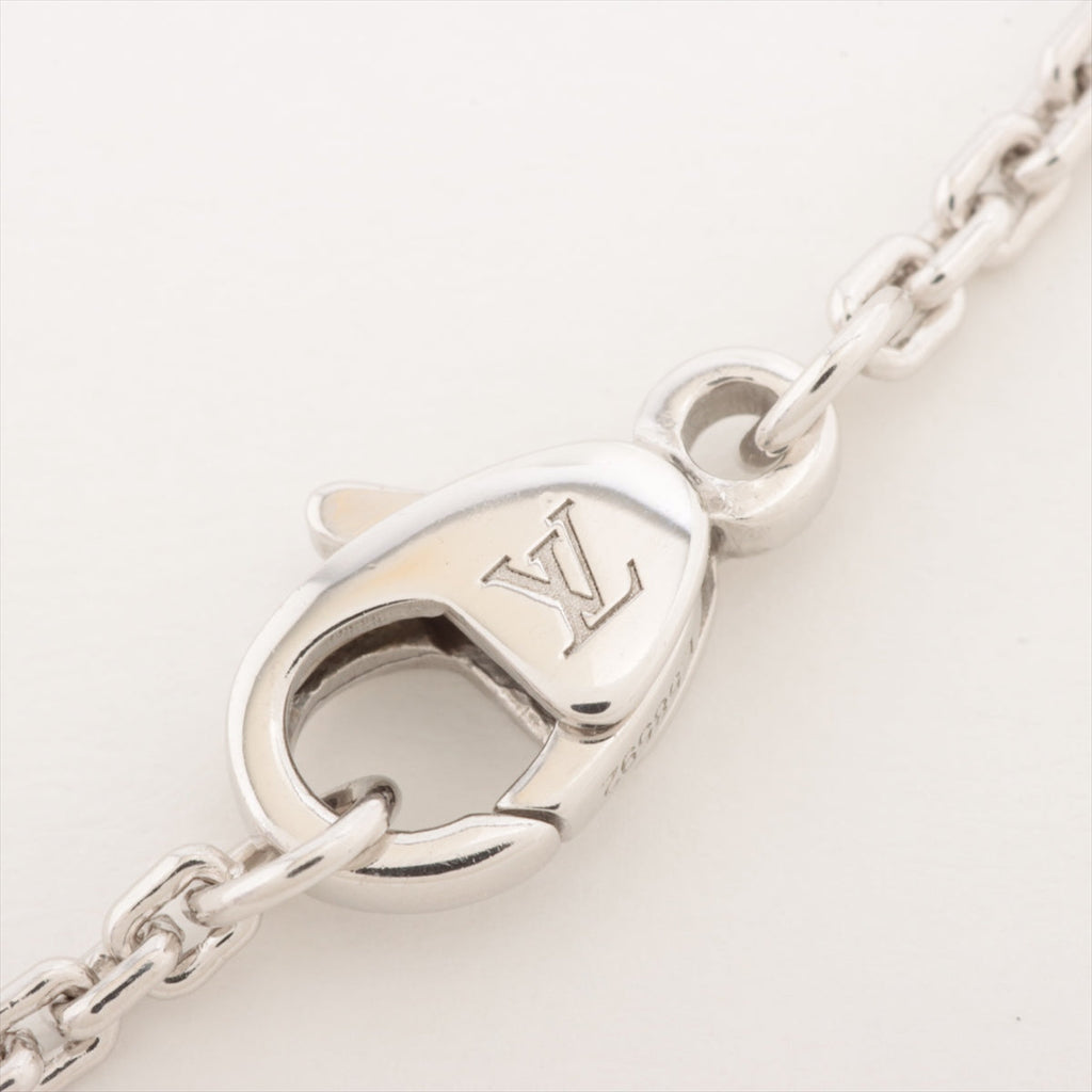 Louis Vuitton Pandantive LV Volt one GM diamond necklace 750 (WG) 18.0g