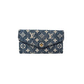 Louis Vuitton Monogram Jacquard Denim Sarah Wallet Bleu