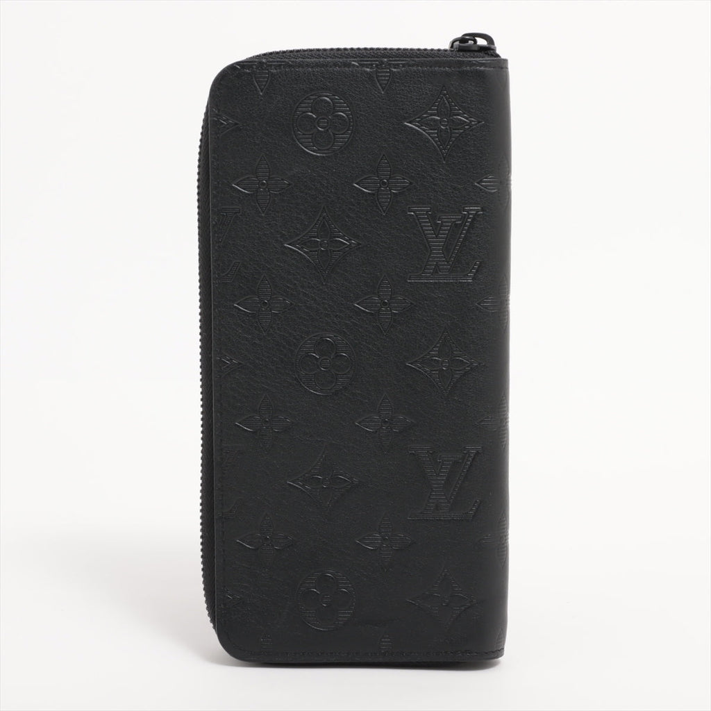 Louis Vuitton Monogram Shadow Zippyr Wallet M62902 Noneir Round Zipper Wallet
