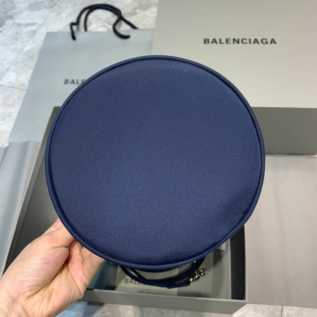 Balen Le Cagole MeGLAMIum Bucket Bag In Dark Blue, For Women,  Bags 17.6in/45cm