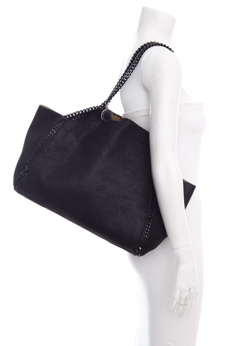Stella McCartney Black Falabella Tote Handbag