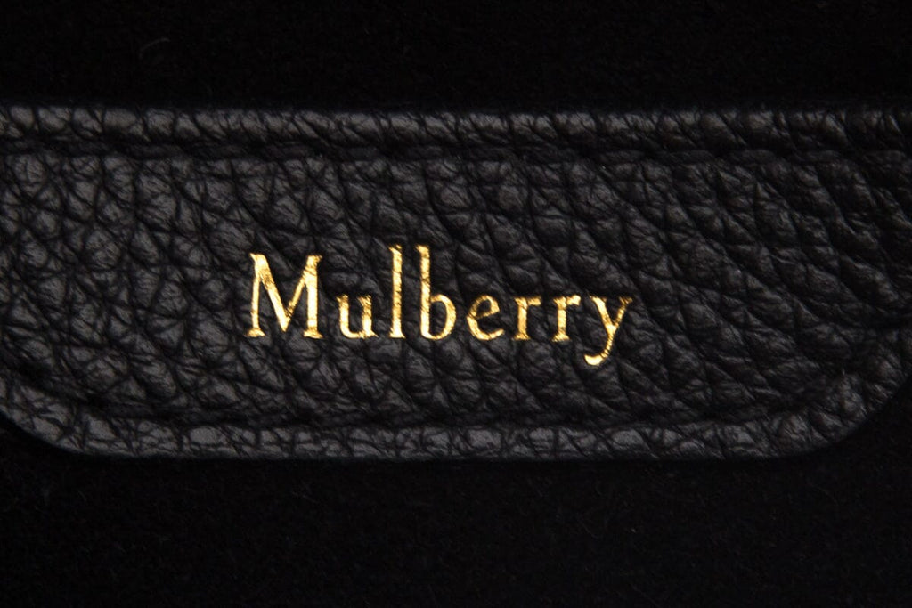 Mulberry Black Leighton Leather Handbag