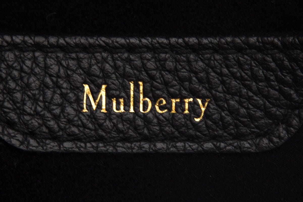 Mulberry Black Leighton Leather Handbag