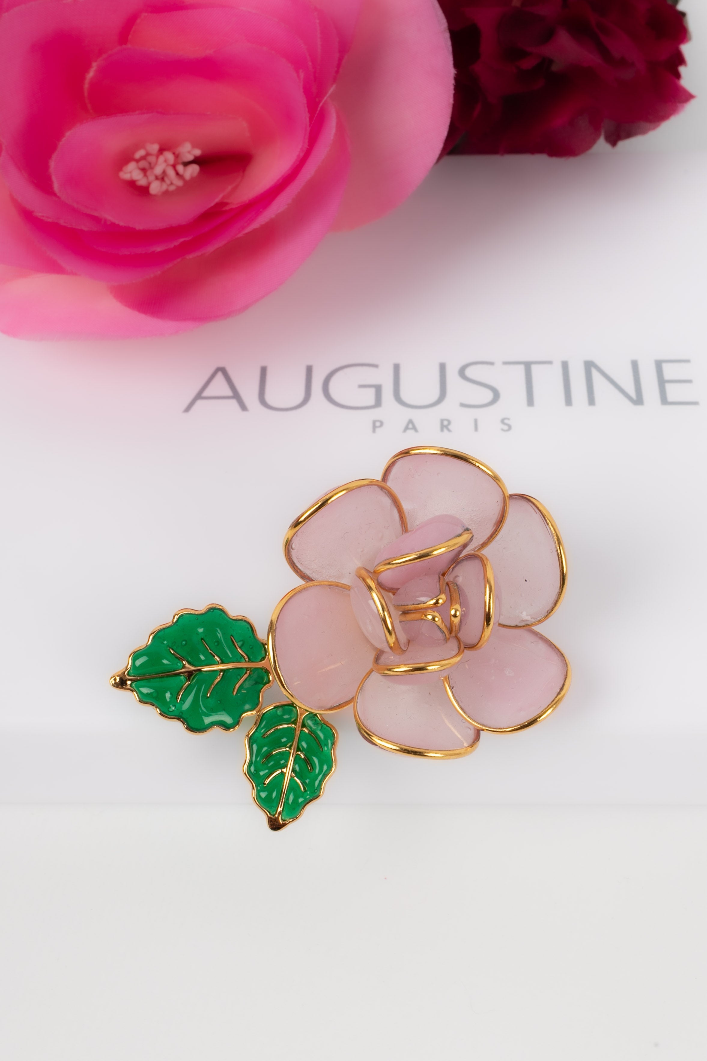 Broche / pendentif en pÃƒÆ’Ã‚Â¢te de verre Augustine
