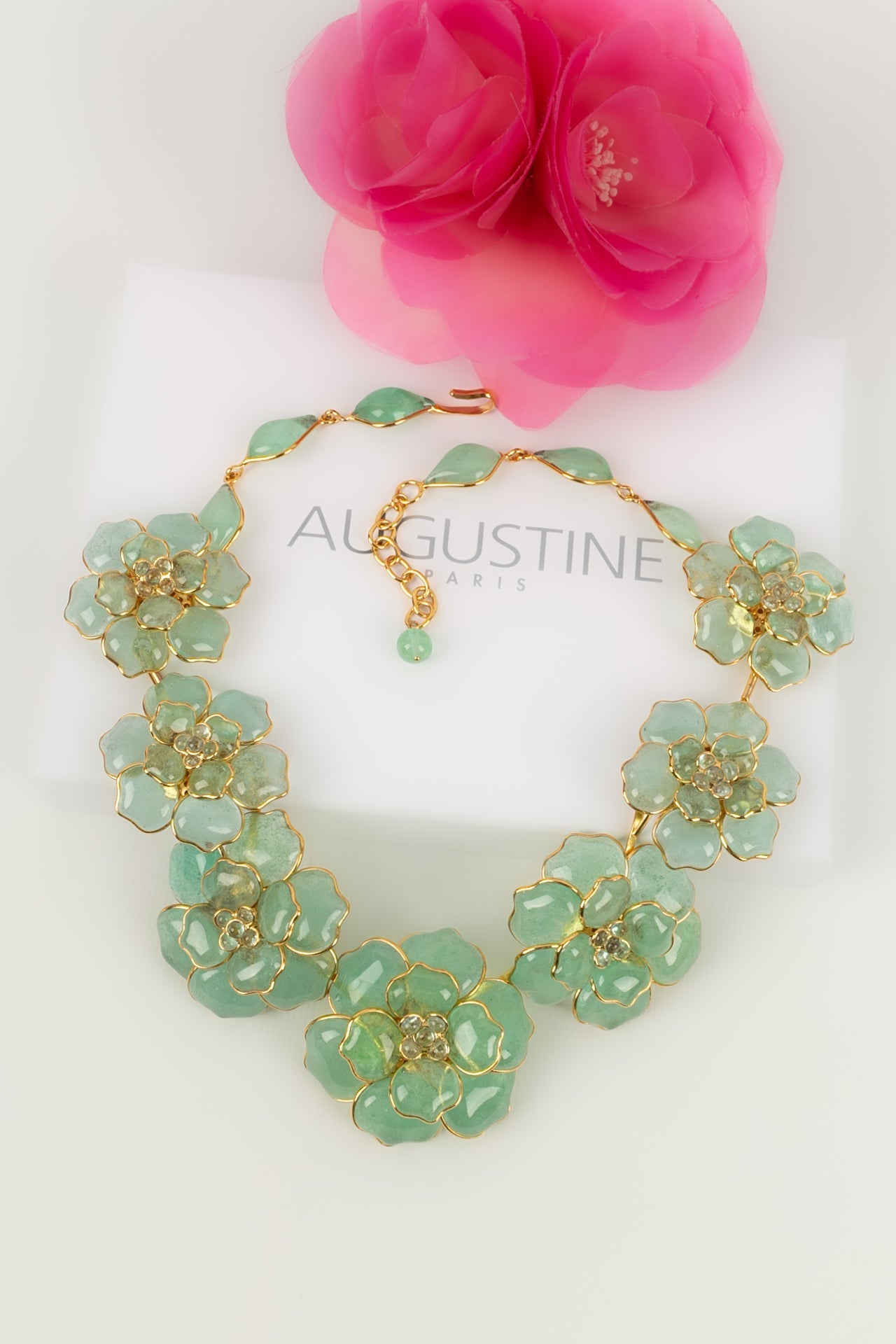 Collier vert Augustine