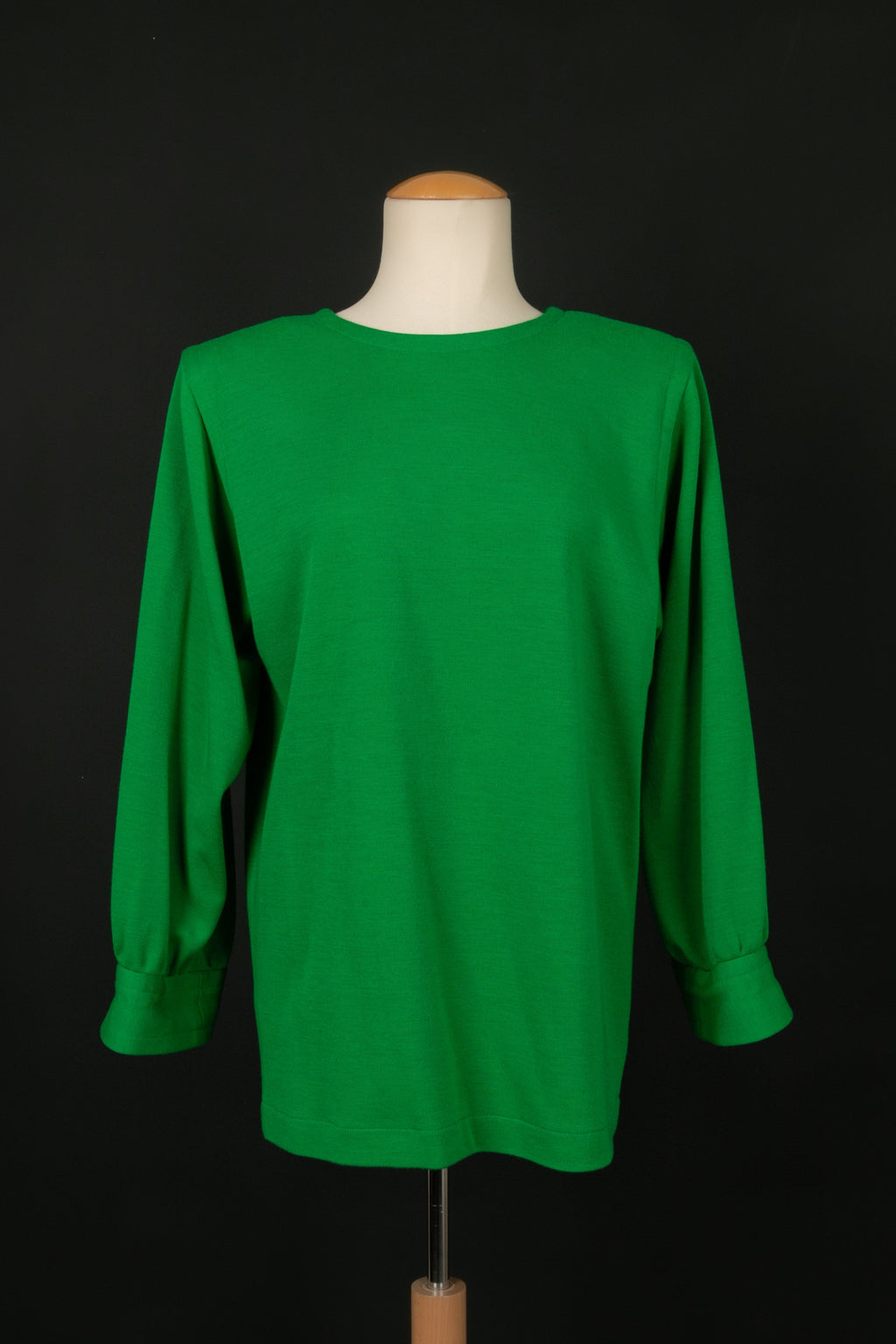 Haut vert Yves Saint Laurent Hiver 1987