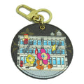 Louis Vuitton Louis Vuitton Key Her Illustrated Christmas New York City Keeling Accessories PVC  Canvas Monogram Vivienne   Brown M00873