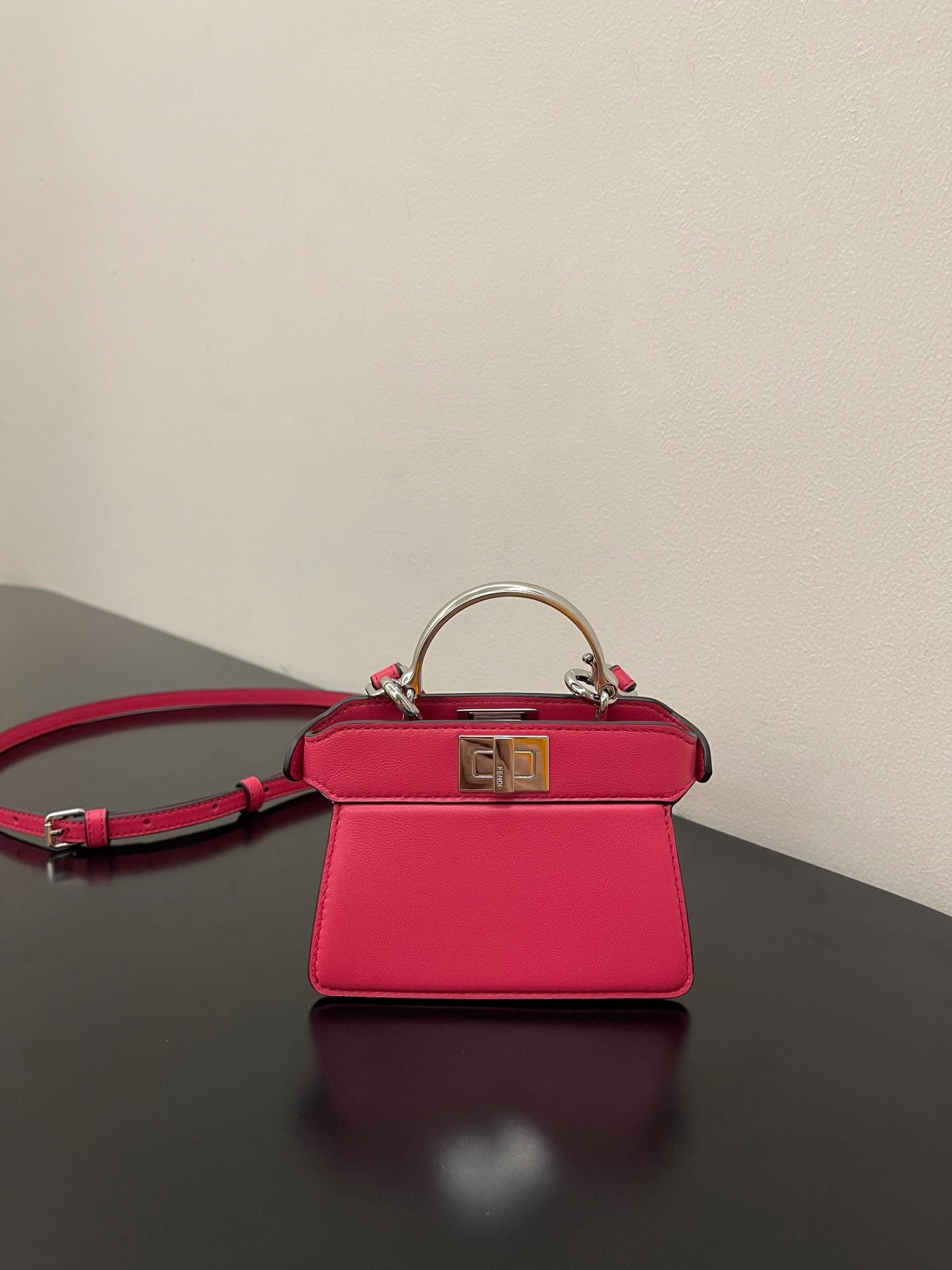 FI GlamI ISeeU Petite Pink Micro Bag For Woman 11cm/4.5in