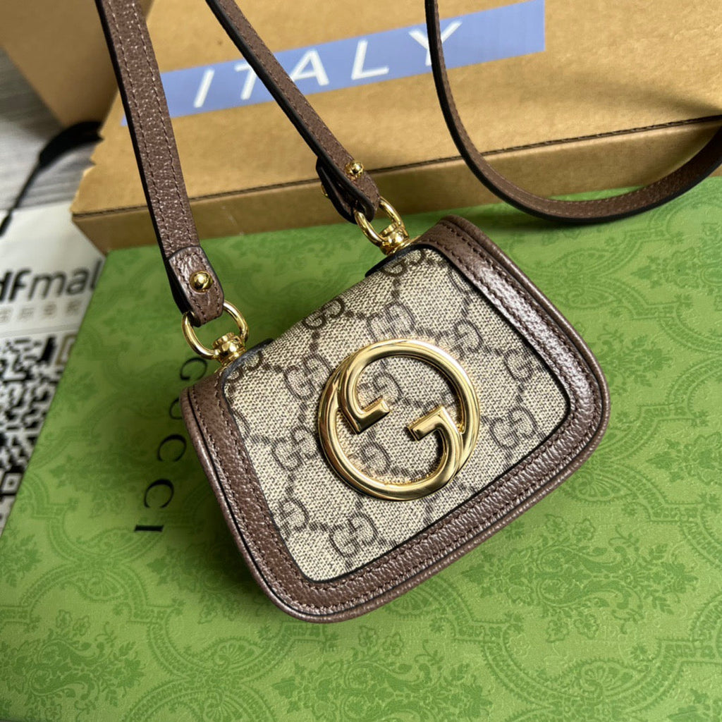 gg Blondie Card Case Wallet Beige For Women, Women’s Bags 4.5in/12cm gg‎ ‎698635 K9GSG 8358