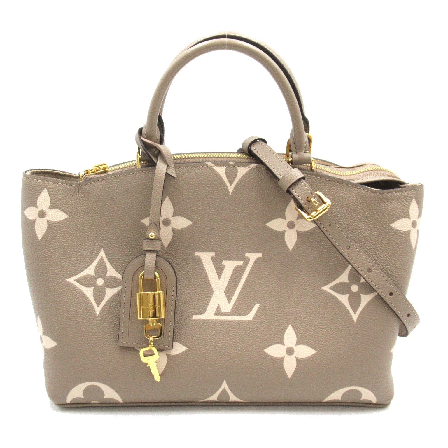 Louis Vuitton Louis Vuitton PM 2w Shoulder Bag Leather Monogram Emplant  Grey M58914