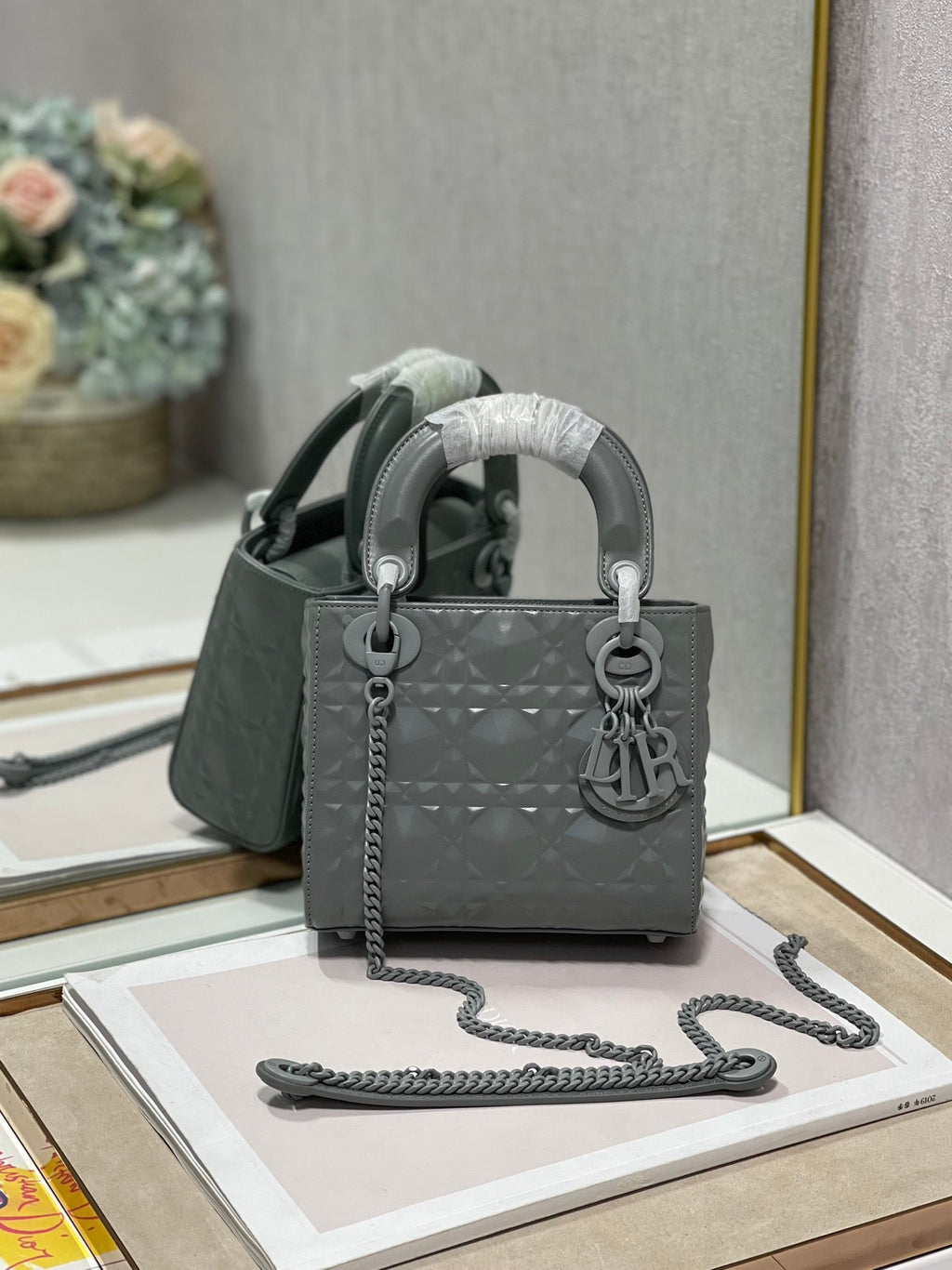 GLAMI Mini Lady Bag, Dark Grey, For Women WomenÃ¢â‚¬â„¢s Handbags, Crossbody Bags, 17cm CD