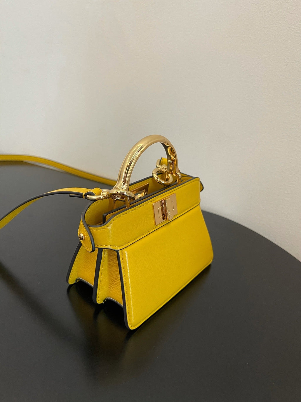 FI GlamI ISeeU Petite Yellow Micro Bag For Woman 11cm/4.5in