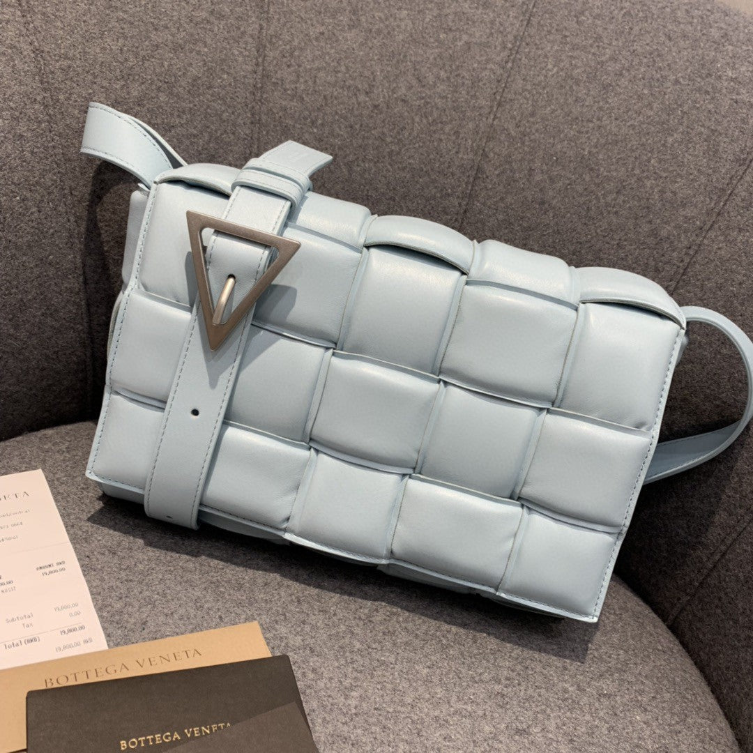 GLAMI Padded Cassette Bag For Women 10.2in/26cm In Light Blue