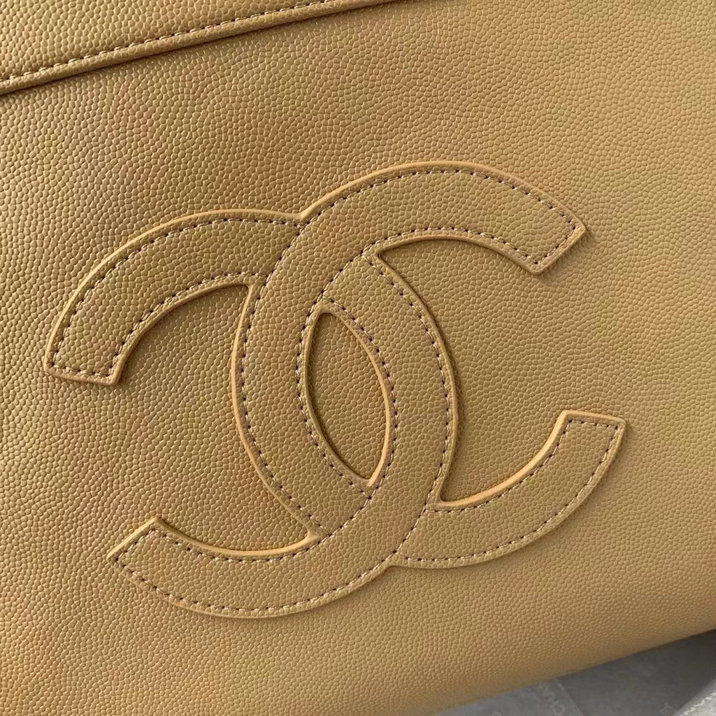 CHLVintage CHLOpen Tote Caviar East West Beige For Women, Women’s Bags 14.5in/36.9cm