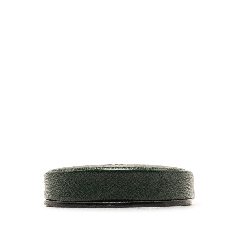 Louis Vuitton Taiga Portemoney Cube Coin Case M30374 Epi Green Leather Men Louis Vuitton