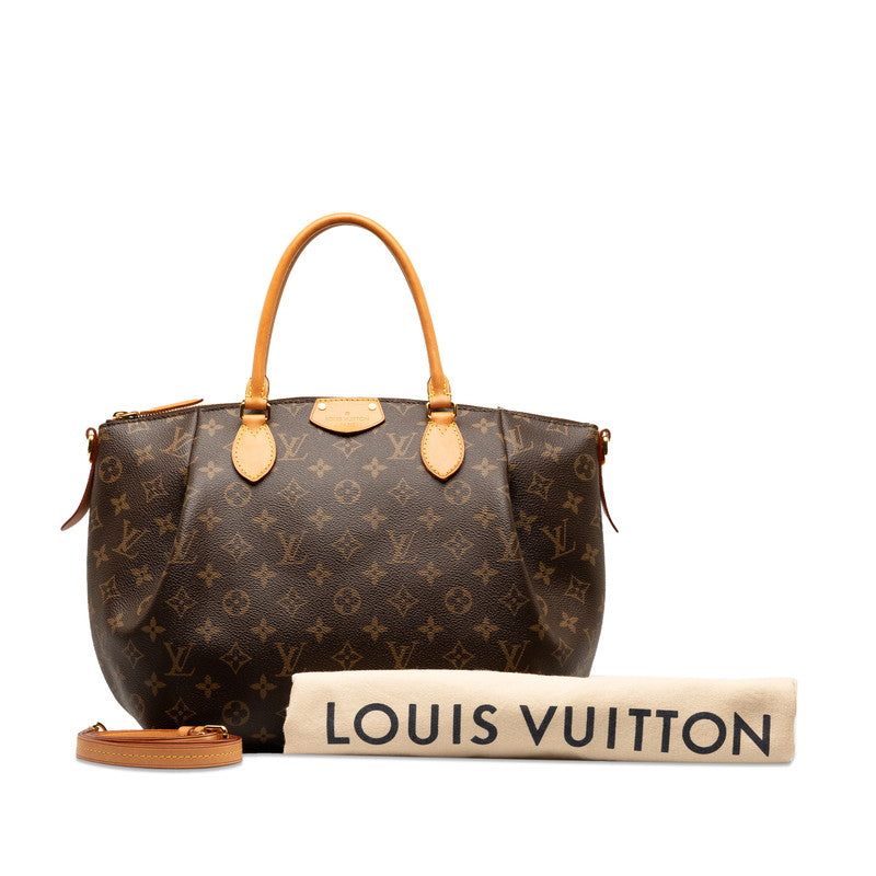Louis Vuitton Monogram Thuren MM Handbag 2WAY M48814 Brown PVC Leather  Louis Vuitton