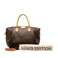 Louis Vuitton Monogram Thuren MM Handbag 2WAY M48814 Brown PVC Leather  Louis Vuitton