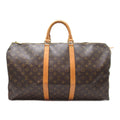 Louis Vuitton Louis Vuitton Keepall 55 Boston Bag PVC Coated Canvas Monogram   Brown M41424