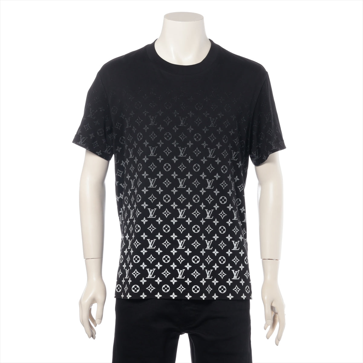 Louis Vuitton 21SS Cotton  M Men Black RM211Q Gradient Monogram