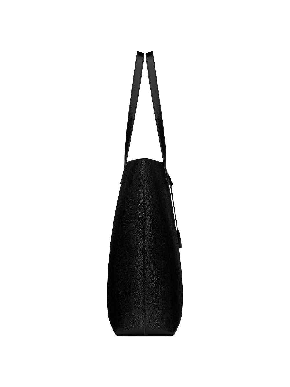 Saint Laurent Men Bold Shopping Bag In Crinkled Leather