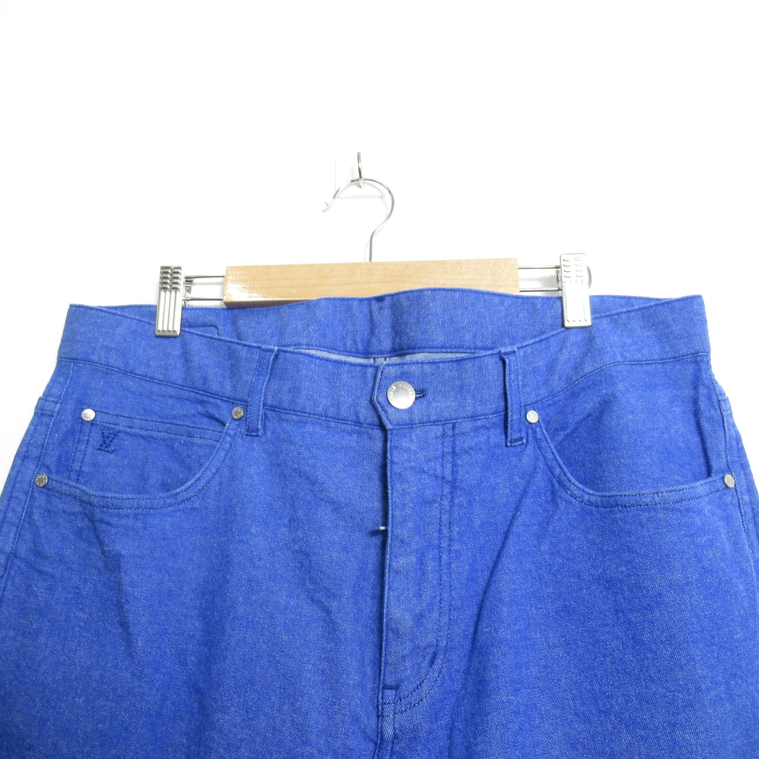 Louis Vuitton Louis Vuitton   Clothes Bottoms Cotton Women's Blue RM161M