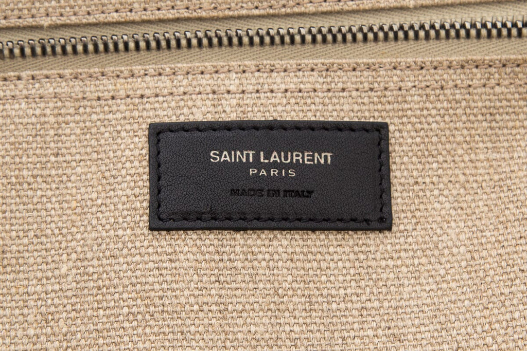 Saint Laurent Natural "Rive Gauche" Large Tote