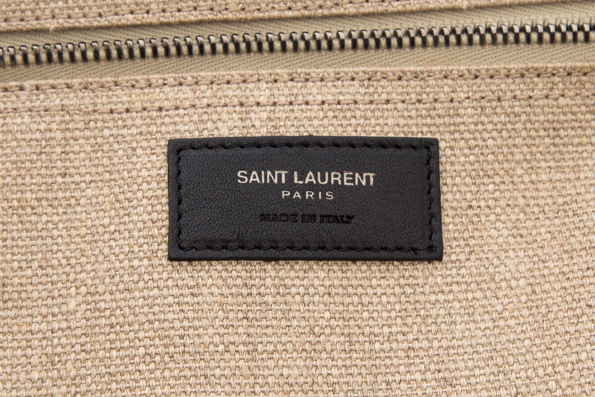 Saint Laurent Natural "Rive Gauche" Large Tote