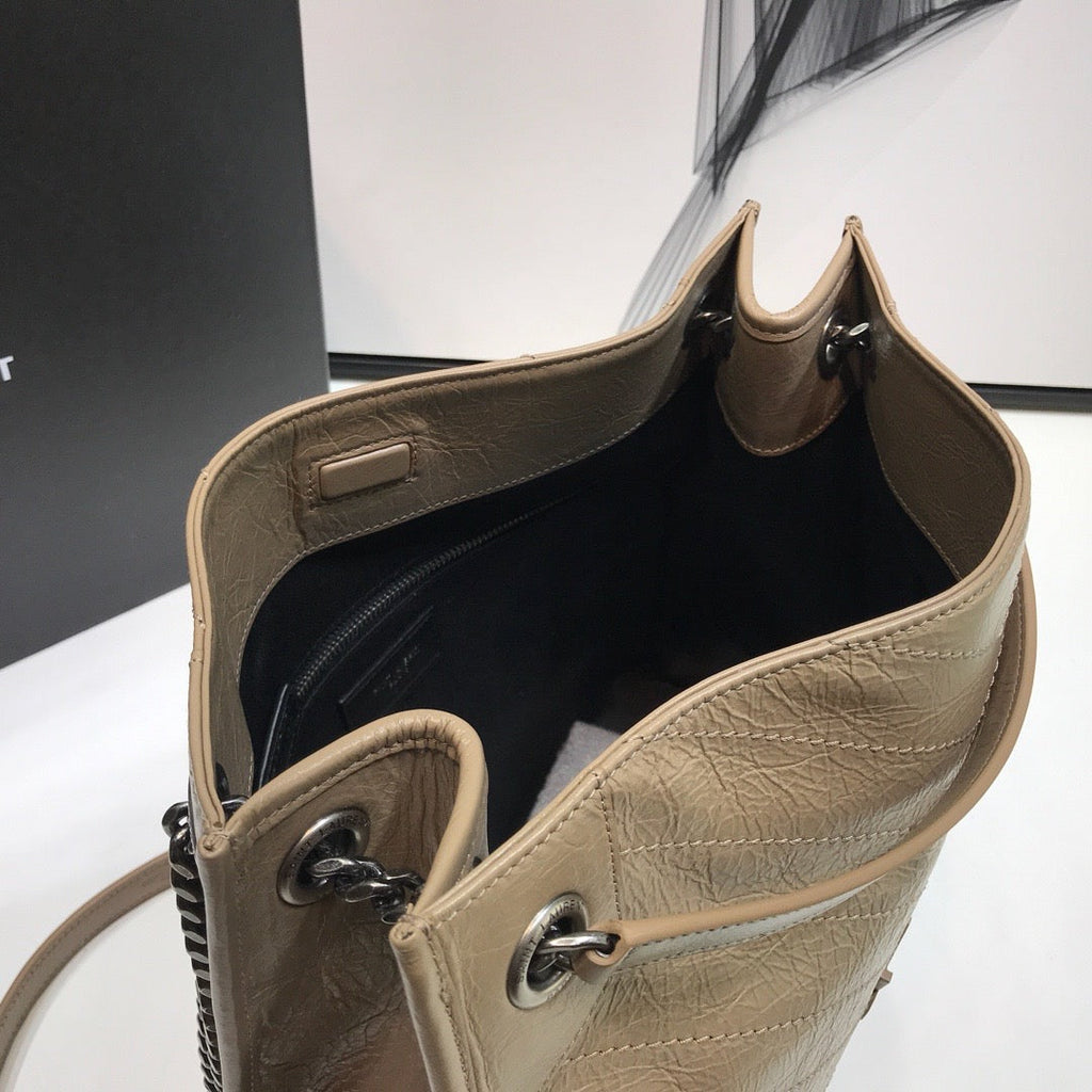 GLAMI Niki MeGLAMIum Shopping Bag Beige For Women 12.6in/32cm YSL