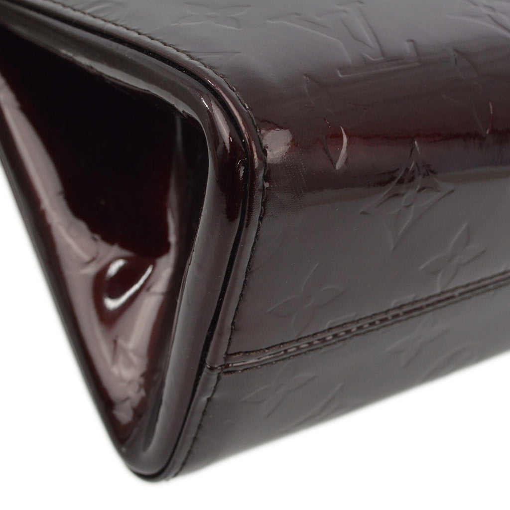 Louis Vuitton 2007 Purple Monogram Vernis Roxbury Drive Handbag M91995