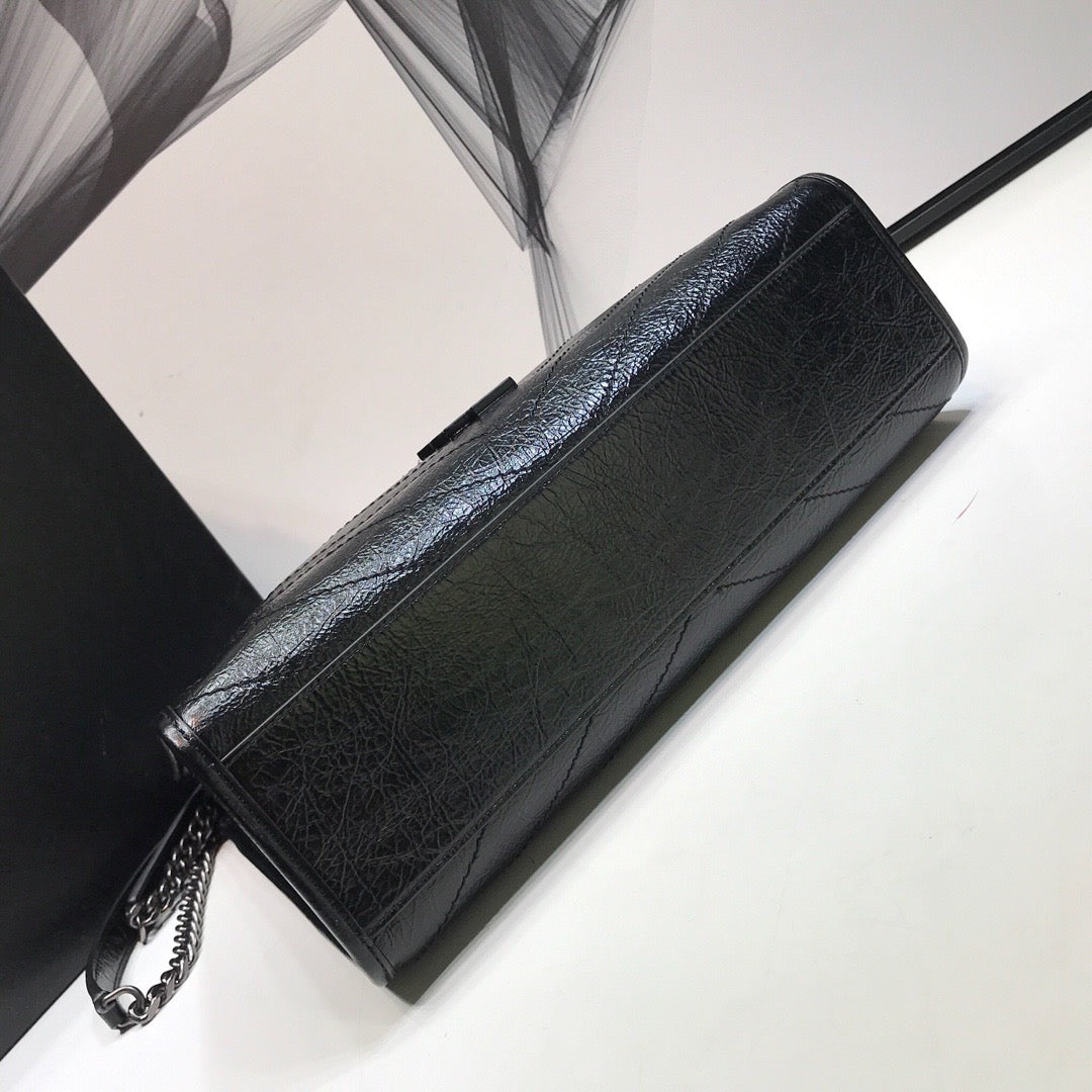 GLAMI Niki MeGLAMIum Shopping Bag Black For Women 12.6in/32cm YSLÃ‚Â 