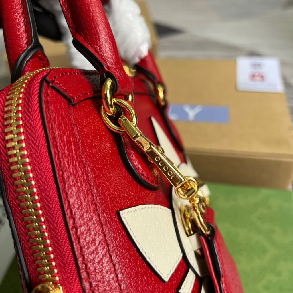 gg x Adidas Horsebit 1955 Mini Bag Red For Women, Women’s Bags 7.9in/20cm gg‎