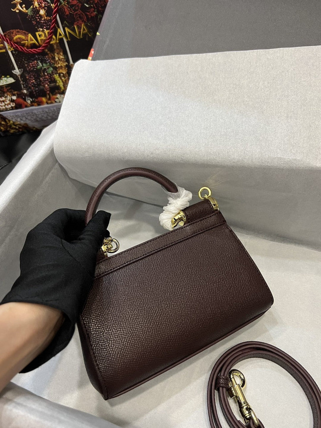 GLAMI Small Sicily Bag In Dauphine Purple For Women 7.5in/19cm GLAMI GLAMI7116A10018M073