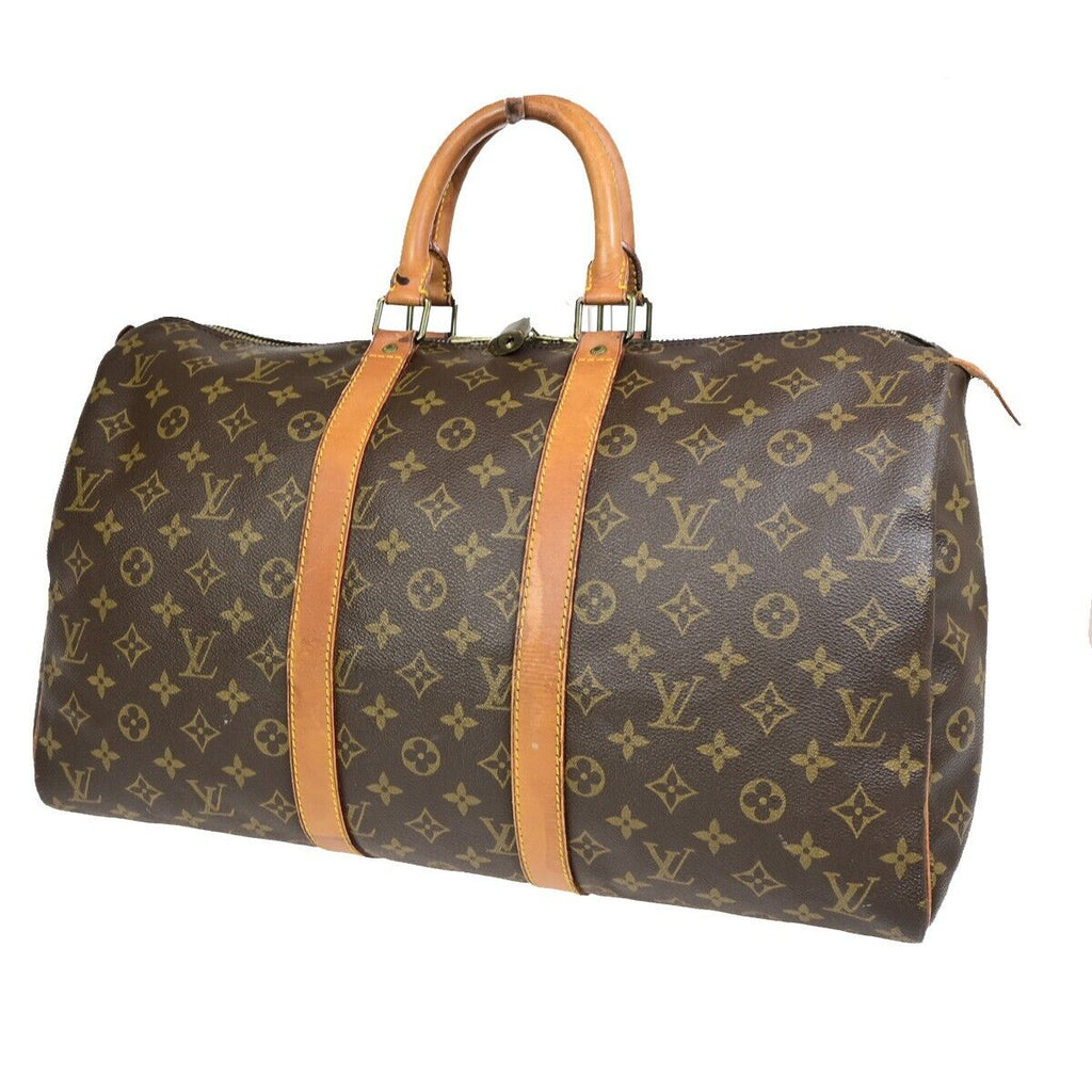 Louis Vuitton Keepall 45  Canvas Travel Bag