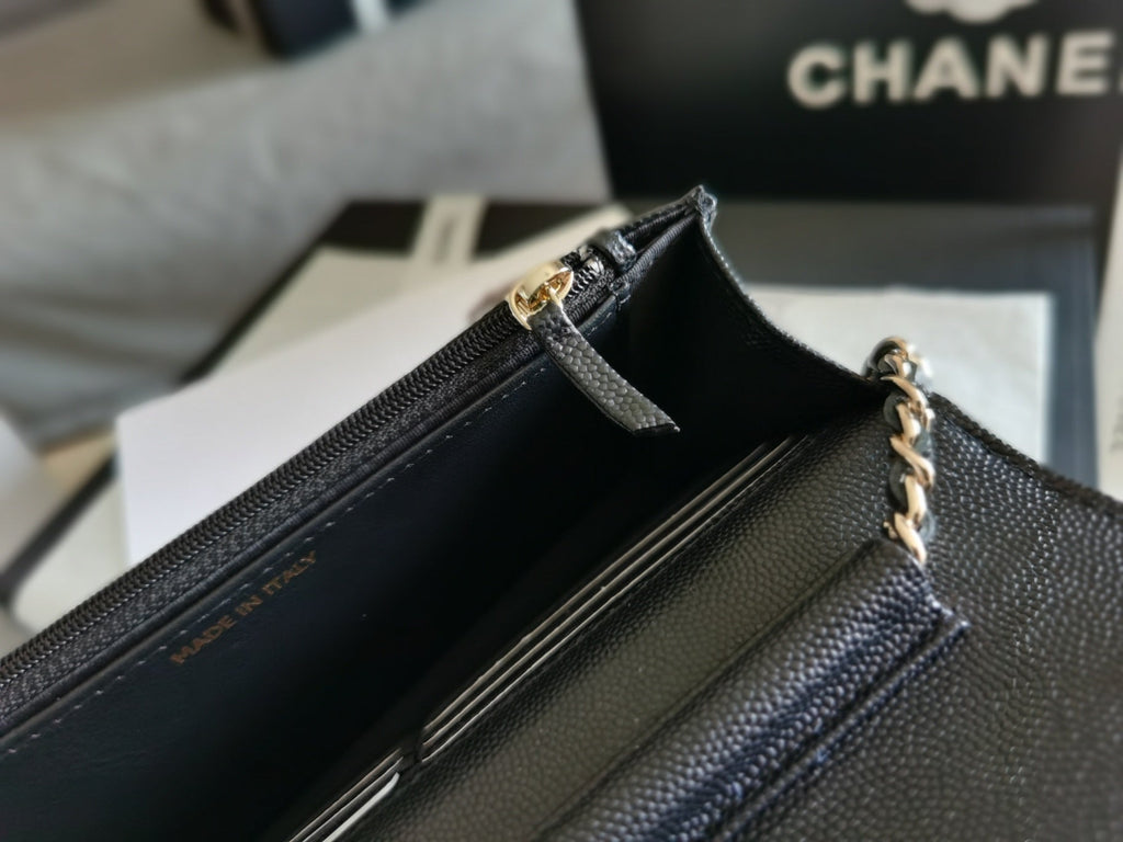 CHLMini GlamIap Bag Black For Women 7.2in/18.5cm