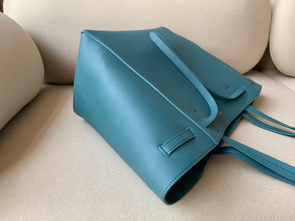 GLAMI Small Cabas Phantom In Soft Grained Green For Women 12in/31cm