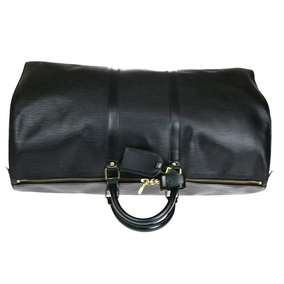 Louis Vuitton Keepall 55  Leather Travel Bag