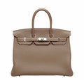 HermÃƒÆ’Ã‚Â¨s Birkin 35 Etoupe Bag Togo PHW