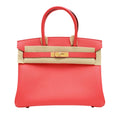 HermÃƒÆ’Ã‚Â¨s Birkin 30 Epsom Rose Jaipur GHW