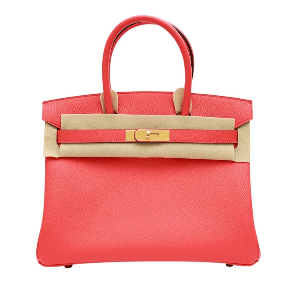 HermÃƒÆ’Ã‚Â¨s Birkin 30 Epsom Rose Jaipur GHW