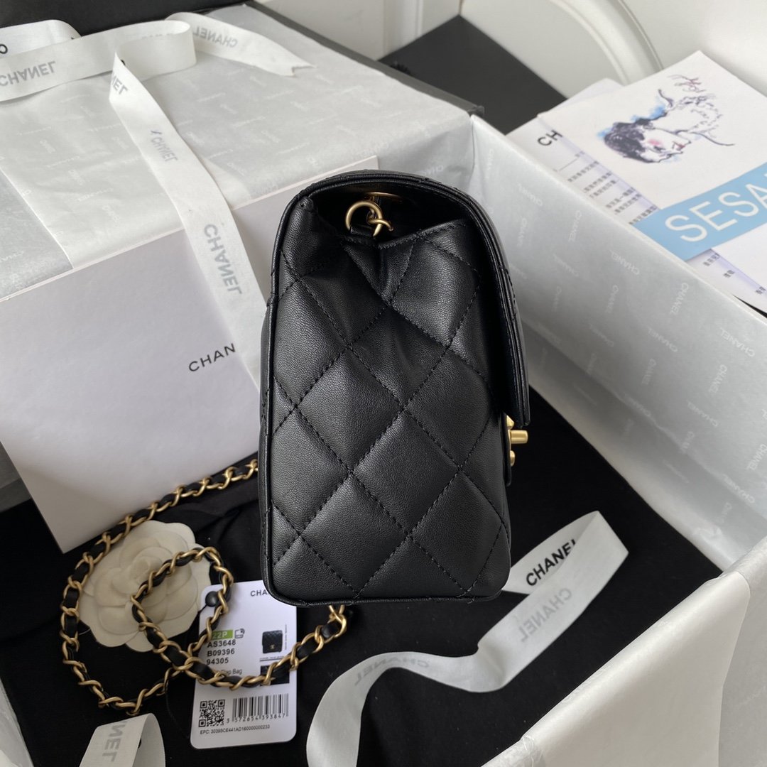 CHLMini GlamIap Bag Black For Women Bags 6.7in/17cm