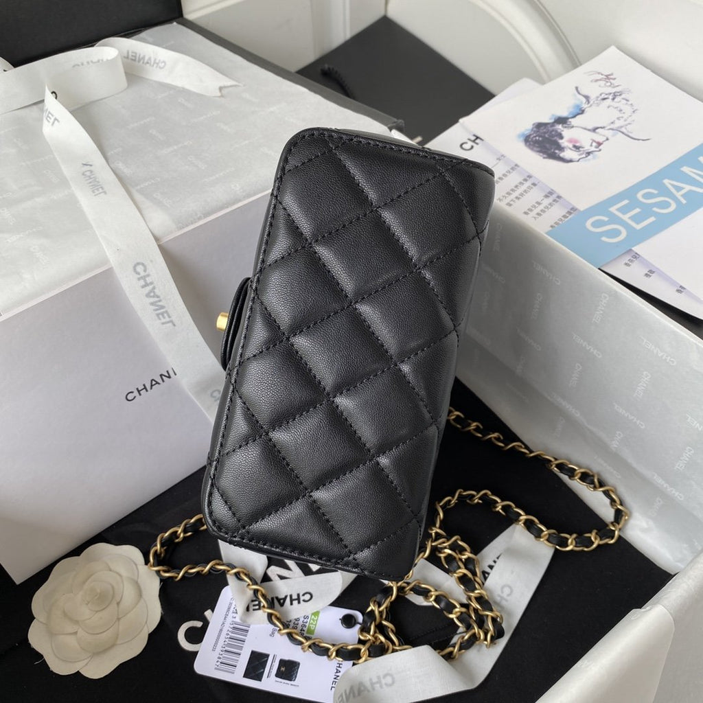 CHLMini GlamIap Bag Black For Women Bags 6.7in/17cm