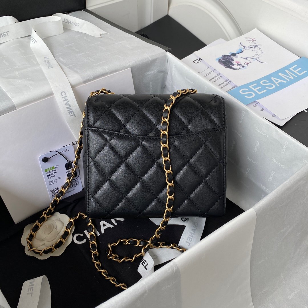 CHLMini GlamIap Bag Black For Women Bags 6.7in/17cm