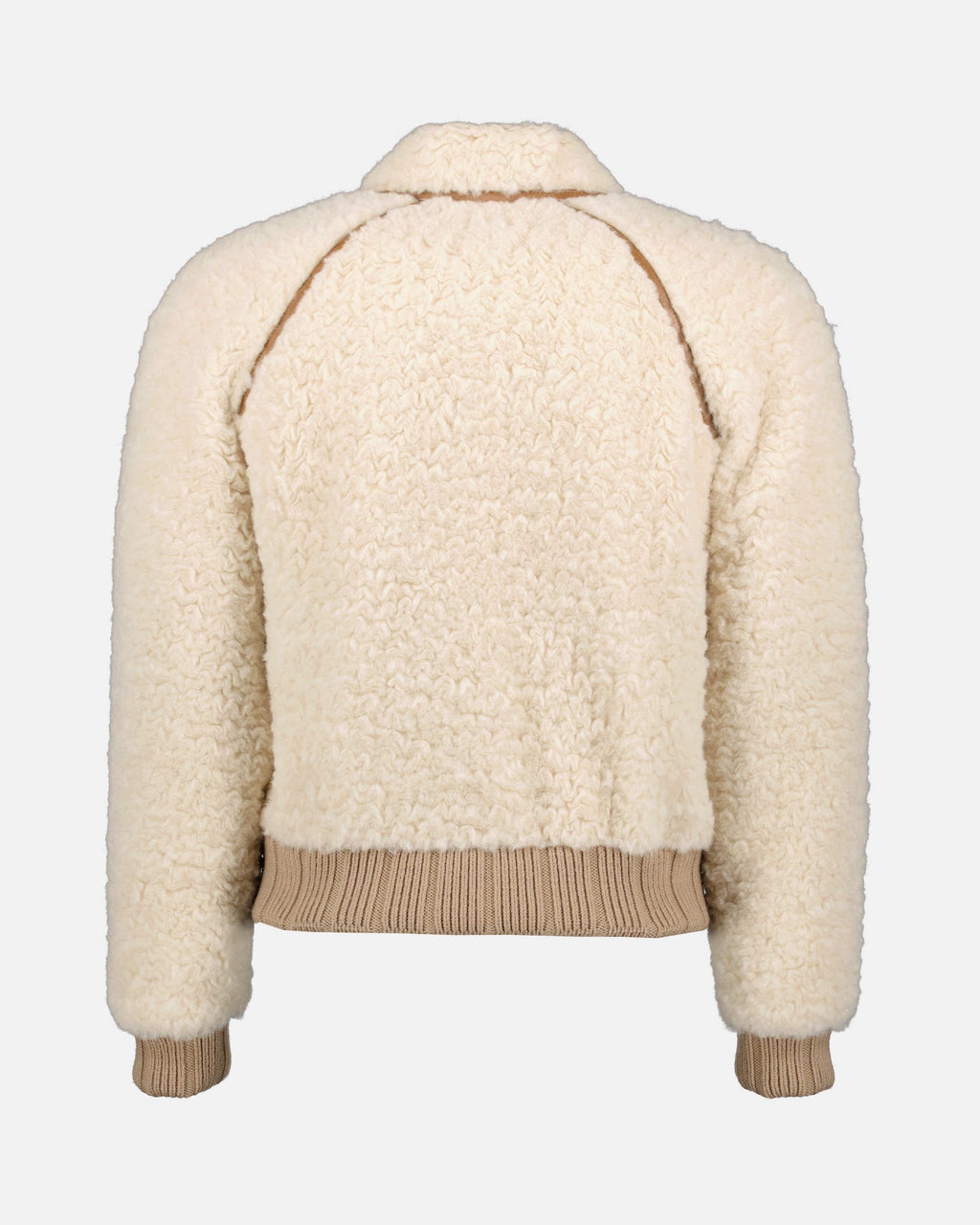 Bomber shearling